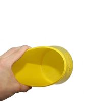 Boîte à déchets carrée à couvercle coulissant pour instruments tranchants, boîte à déchets jetable circulaire pour instruments tranchants, boîte de stockage de déchets jaune pour hôpitaux et cliniques
