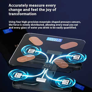 Báscula digital avanzada para grasa corporal, pesaje inteligente para la gestión de la salud personal - Product Image 5