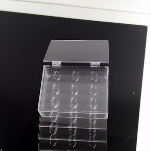 Cajas de contenedor de maquillaje de 4 capas de pestañas de la Organizacion de escritorio de almacenamiento de plástico transpar - Product Image 3