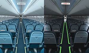 Ruban Luminescent Photoluminescent Acrylique Simple 10mm en PET pour Marquage de Sécurité d'Urgence des Escaliers - Product Image 4