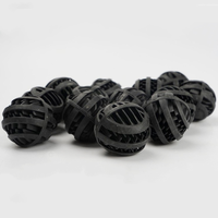 Bio Ball, média de biofiltration, Bio Ball noir, Bio Ball pour le traitement des eaux usées, Zhongying
