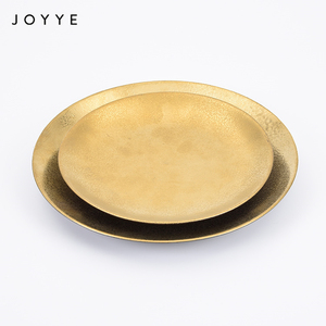 <span class=keywords><strong>Assiette</strong></span> de table en céramique et porcelaine Joyye, écologique, certifiée CE, personnalisable OEM/ODM, luxe, 21 cm, avec glaçure réactive <span class=keywords><strong>dorée</strong></span> - Product Image 4