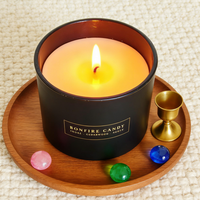 Zylindrischer Aromatherapie-Stiftbehälter Aufbewahrungsglas Runder Kerzenhalter Mit Kerzen
