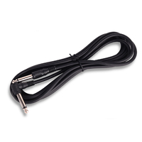 Kabel Audio Mono Jack 3M 1/4 Inch untuk Gitar, Kabel Instrumen, Kabel Gitar