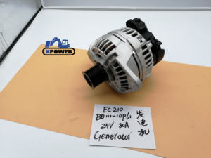 Alternateur de moteur diesel XPower D7D D7E pour excavatrice sur chenilles EC210 EC290 24V 80A 10PK VOE20763576 - Product Image 5