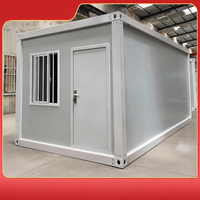 Maison préfabriquée modulaire en conteneur détachable et portable de 10, 20 et 40 pieds, en acier, en kit, pour bureau, maison et dortoir