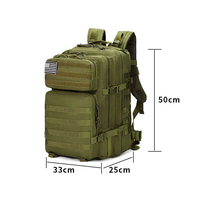 Vente en gros de sacs à dos de randonnée et de gym personnalisés sac à dos de chasse mochilas taticas 41L molle sac à dos tactique
