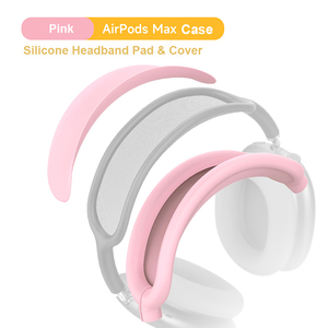 Funda protectora <span class=keywords><strong>de</strong></span> silicona para <span class=keywords><strong>Airpods</strong></span> Max Headband Pad Headband Cover para Apple <span class=keywords><strong>Airpods</strong></span> Max Earphone - Product Image 2