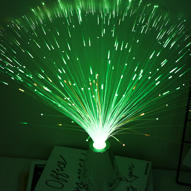 Colorful Children Kid Bedroom Decor Gift Toy Shining Gradient Starry LED Fiber Optic Light