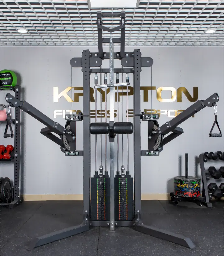 Neues Design Funktions trainer Double Crossover mit Lat Pull Down