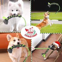 Jouets de tirage en corde pour chiens de grande et moyenne taille - Faits à la main, faciles à saisir pour l'entraînement et les mâcheurs agressifs (Vert)