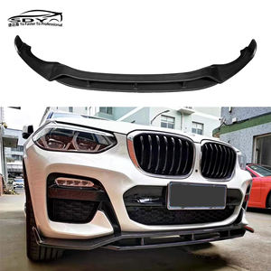 G01 X3 G02 X4 Pre Lci Vader estilo fibra de carbono labio delantero parachoques delantero labio divisor delantero G01G02 para <span class=keywords><strong>BMW</strong></span> X3 G01 X4 G02 - Product Image 1