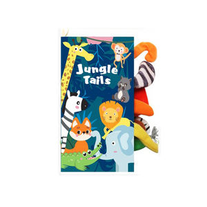 <span class=keywords><strong>Libro</strong></span> Sensorial de Tela con Texturas de Animales 3D de Amazoned, Colas de Dinosaurio, <span class=keywords><strong>Libro</strong></span> de Actividades Tranquilas para Bebés, Juguetes para Cochecito, Certificado EN71 HS - Product Image 1