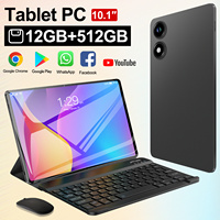 Tablet PC S7 de Diseño Superior, 12GB+512GB, 10.1 Pulgadas, 5G, Android 14, Deca Core, Batería de 10000mAh de Larga Duración, Venta al Por Mayor