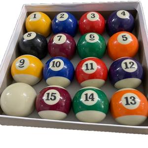 Ensemble de billes de billard américain en résine de 5,72 cm, ensemble complet pour le jeu de billard - Product Image 5