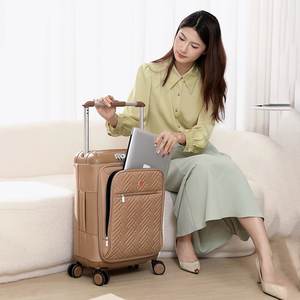 Tas Troli Kain Oxford dengan Roda Universal Koper Perjalanan 28 inci Kapasitas Besar Set Koper 20 inci Tas Kabin Kustomisasi - Product Image 4