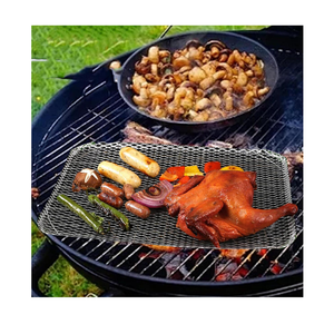 Roestvrijstalen Kookrooster Beef Jerky Droogrek Houtskool Roker Bbq Grill Grid Scherm Barbecue Net Bbq Mesh - Product Image 5