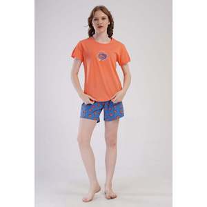 เสื้อแจ็คเก็ตทรงวงรีแขนสั้นคอโอสำหรับผู้หญิง - Product Image 4