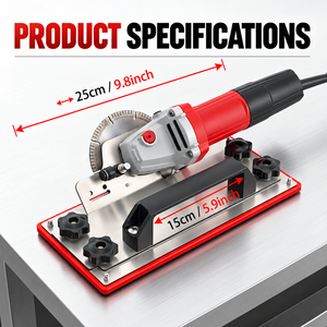 Nouvel outil portable de chanfreinage de carreaux à 45 degrés universel pour le travail du bois, pour meuleuses d'<span class=keywords><strong>angle</strong></span> de type 125, coupe-bordures Hawthorn - Product Image 1