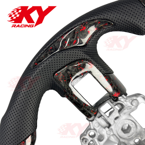 Accesorios Interiores para Auto, Volante Deportivo de Fibra de Carbono para Ford Mustang GT GT500 Shelby GT350 Mach 1 2015-2023, con Calefacción - Product Image 2