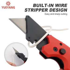 <span class=keywords><strong>Couteau</strong></span> utilitaire de travail multi-outils YUEYANG avec clip de <span class=keywords><strong>ceinture</strong></span> durable et ouvreur <span class=keywords><strong>intégré</strong></span> lame supplémentaire SK5 pour la coupe de bricolage - Product Image 6