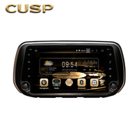 Autoradio Android 9 pouces pour Hyundai Santa Fe TM 2018+ avec CarPlay sans fil, Plug and Play, caméra de recul