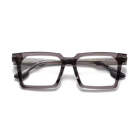 Benyi Classique Noir Acétate Designer Lunettes Cadre Hommes Carré Mode Lunettes avec Décorations Élégantes