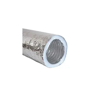 Environment friendly Aluminum Foil Duct HVAC Flexible Duct Ventilating Insulated Duct