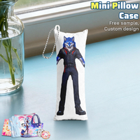 Pendentifs personnalisés, mini oreillers, oreillers anime, porte-clés, impression de logo, breloques de dessin animé, porte-clés en peluche