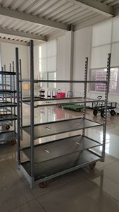 Transport Verwijderbaar Transport Gegalvaniseerd Tuincentrum Nederlandse Mobiele Plant <span class=keywords><strong>Trolley</strong></span> Op Wielen - Product Image 3