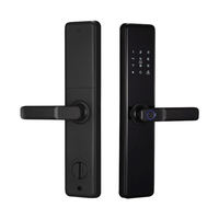 Kunci Pintu Pintar Biometrik Sidik Jari Taichen Tuya Wifi TTLock Tanpa Kunci Tahan Air Cerradura Inteligente untuk Rumah