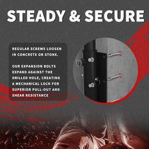 Supporto da Parete per <span class=keywords><strong>Sacco</strong></span> da <span class=keywords><strong>Boxe</strong></span>, Regolabile in Lunghezza e Altezza, per Palestra Domestica - Product Image 5