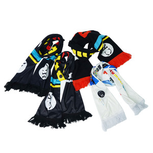 Custom Design Sports Club Logo Scarf Embroidered Logo Acrylic Fan for Autumn Season Manufactured Logo Promotional Gift Ideas