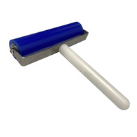 ALLESD Rouleau de nettoyage de sol en silicone réutilisable pour espaces étroits, idéal pour l'élimination de la poussière dans les salles blanches