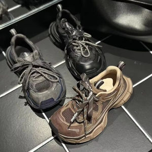 女性用カジュアルシューズスニーカー軽く分厚い靴 - Product Image 1