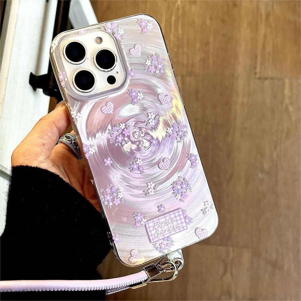 Translucent White - Purple Violet Garden