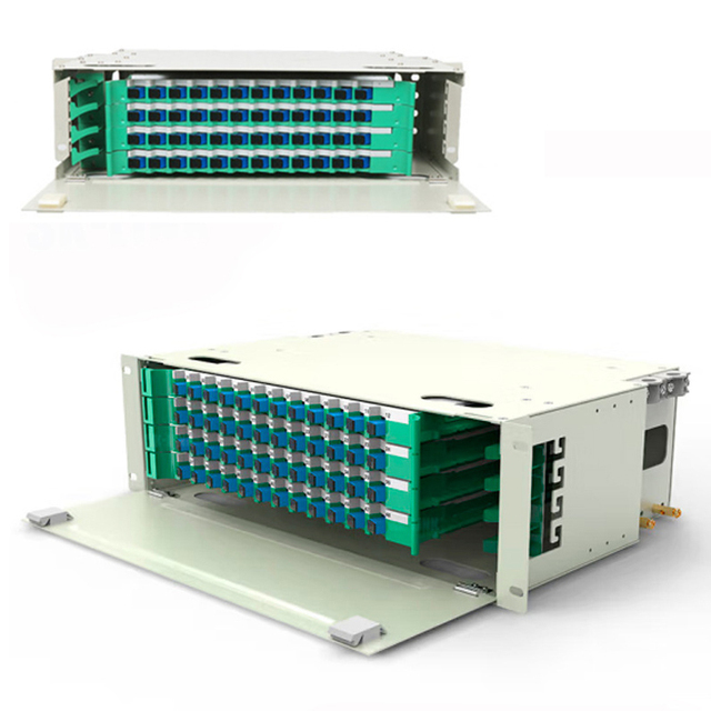 Fiber Patch Panel Optical SC Distribution 3u 72cores Odf