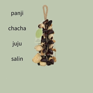 Campana de Viento de Frutas Secas Naturales al por Mayor, Panji Chacha Juju Salin, Cápsula de Semilla para Instrumento Musical de Sanación Sonora - Product Image 5