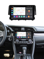 MEKEDE M6 PRO Android 12 QLED Système audio multimédia de voiture Écran DVD de voiture pour Honda Civic 2015 2020 9 pouces