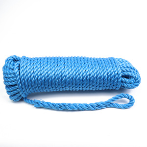 Cuerda <span class=keywords><strong>de</strong></span> PP Azul, Cuerda <span class=keywords><strong>de</strong></span> PP Trenzada, Cuerda <span class=keywords><strong>de</strong></span> PP con Ojales para Embalaje, Transporte <span class=keywords><strong>y</strong></span> Uso Marino - Product Image 2