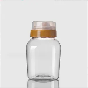 塑料蜂蜜瓶回流蜂蜜瓶塑料烧瓶糖浆烧瓶梨膏枇杷膏罐