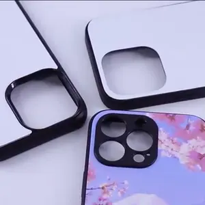 Sublimation Blank Phone Case Camera Protection Mobile Cover Blanks With Aluminium Sheet For Iphone 14series