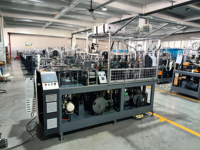Machine entièrement automatique de fabrication de poignées de gobelets en papier avec PLC, pompe, moteur, roulement, boîte de vitesses, scellage ultrasonique, 50/60Hz, 380V/220V, garantie 1 an