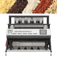 Trieuse optique à 5 canaux pour riz, vente directe usine, machine de tri de couleur pour riz poli à grains ronds et haricots, avec certificat CE