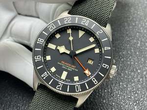 Reloj TD con movimiento GMT, 42 mm de diámetro, 13 mm de grosor, anillo exterior giratorio bidireccional, reloj mecánico multifuncional para hombre - Product Image 4