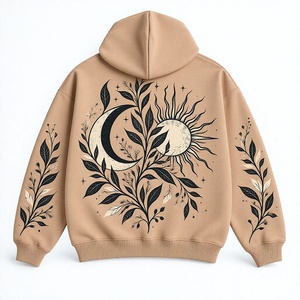 Custom <b>Sand</b> Graphic <b>Hoodie</b> Oversized Back Print Pullover Hooded Sweatshirt Unisex Streetwear OEM Private Label Wholesale - Product Image 1