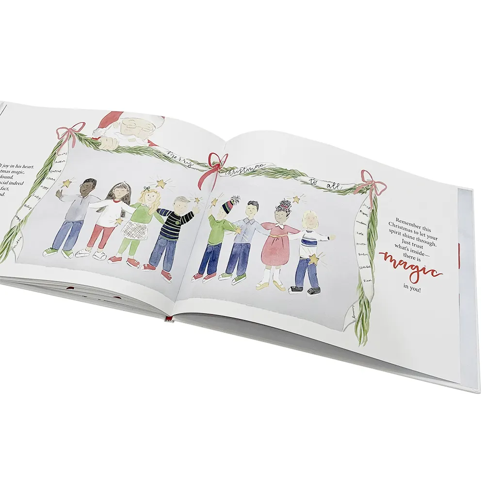 خدمة طباعة مخصصة رائجة 2024 كتب للأطفال لوح مخصص الحجم كتاب بغلاف مقوى ملون لتعليم القراءة الصافية للأطفال
