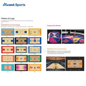 Avant sport FIBA Standard in legno massello campo da basket pavimento | Sistema di pavimento sportivo in legno duro per progetti di palestra e stadio - Product Image 4