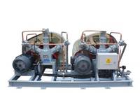 Compresseur booster d'oxygène et d'azote à haute efficacité avec PLC de régulation de fréquence et composants du noyau du moteur