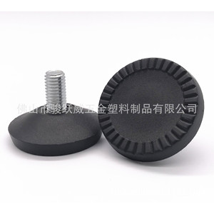Junyuewei <b>Adjustable</b> Furniture Feet 50mm Black Plastic Metal Anti-Slip Chair <b>Table</b> <b>Legs</b> Protection Pad - Product Image 2